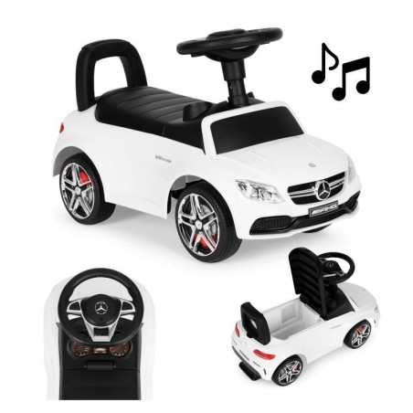 Tõukeauto Mercedes AMG, valge