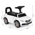 Tõukeauto Mercedes AMG, valge