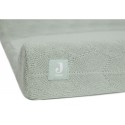 Mähkimisaluse kate kootud 50x70cm Shell Knit Sea Foam GOTS