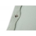 Mähkimisaluse kate kootud 50x70cm Shell Knit Sea Foam GOTS