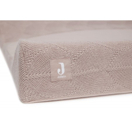 Mähkimisaluse kate kootud 50x70cm Shell Knit Wild Rose GOTS