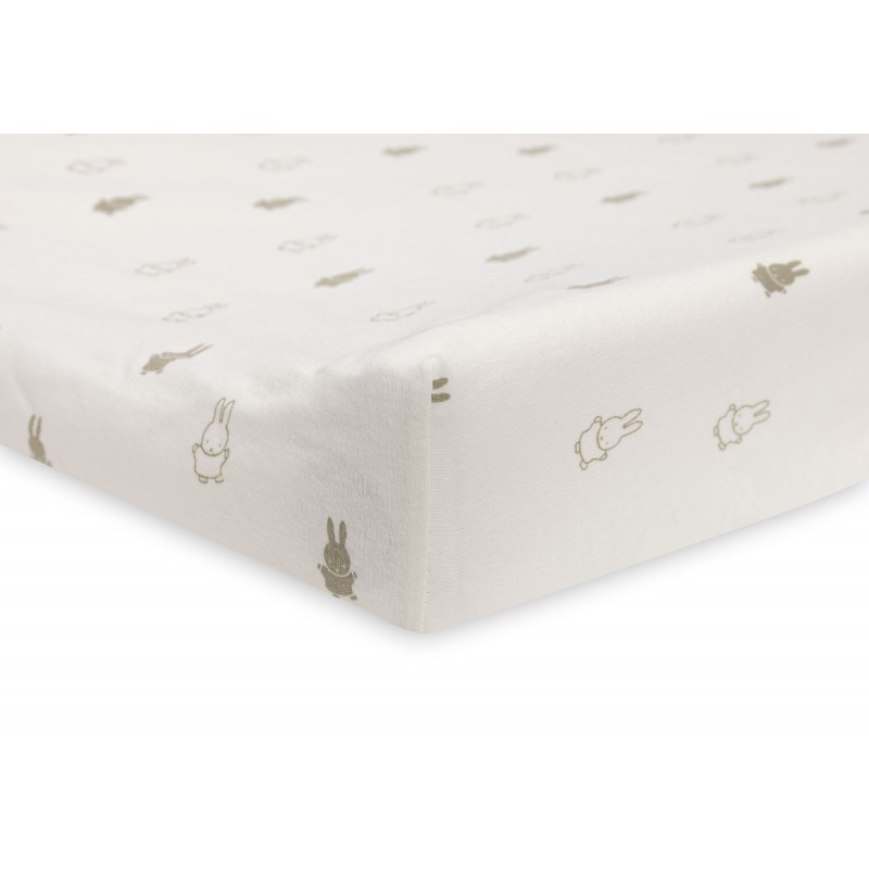 Mähkimisaluse kate jersey 50x70cm Happy Miffy Olive Green