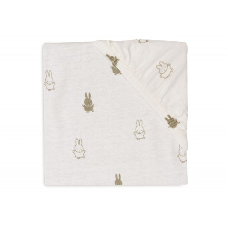 Mähkimisaluse kate jersey 50x70cm Happy Miffy Olive Green