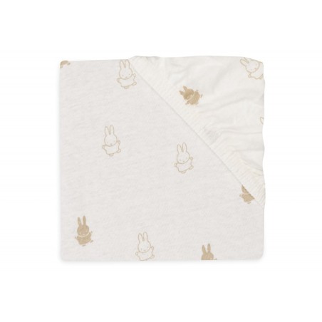 Mähkimisaluse kate jersey 50x70cm Happy Miffy Nougat