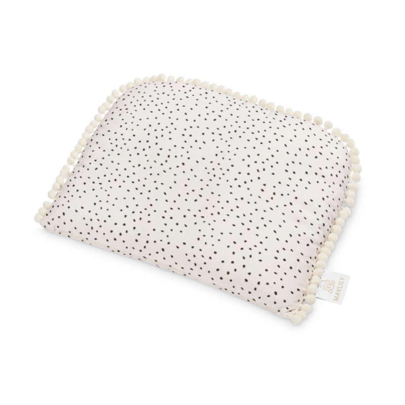Beebipadi pompoms, 33x28cm, Stones Beige