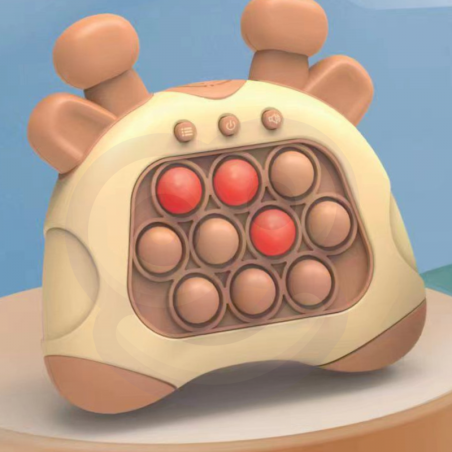 POP IT elektrooniline arkaadmäng kõrvadega, pruun