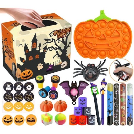 Halloweeni teemaline Pop it vidinate komplekt