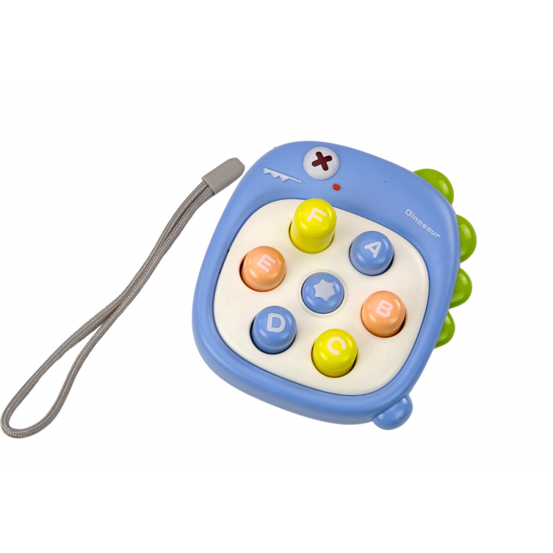 Arkaadmäng, tähed, dinosaurus, sinine