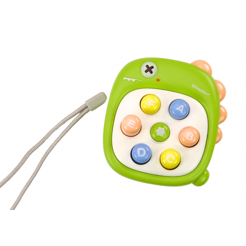 Arkaadmäng, tähed, dinosaurus, roheline