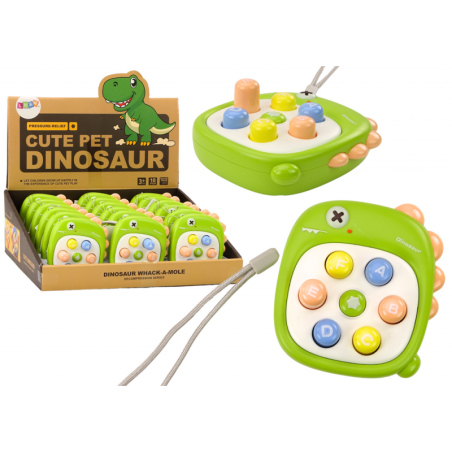 Arkaadmäng, tähed, dinosaurus, roheline