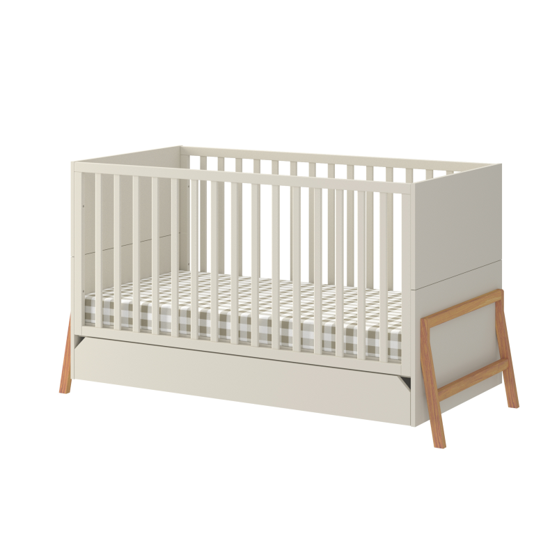 Lotta latte võrevoodi/väikelapse voodi 70x140 sahtliga