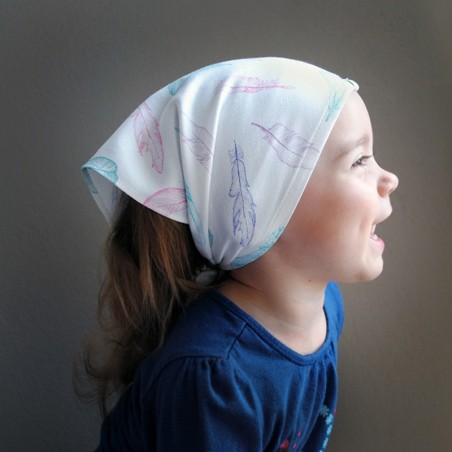 Kolmnurk sall/pearätik, bambus, bunnies