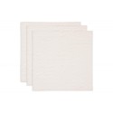 Musliinlapid, 70x70 cm, 3 tk, Miffy Stripe Biscuit