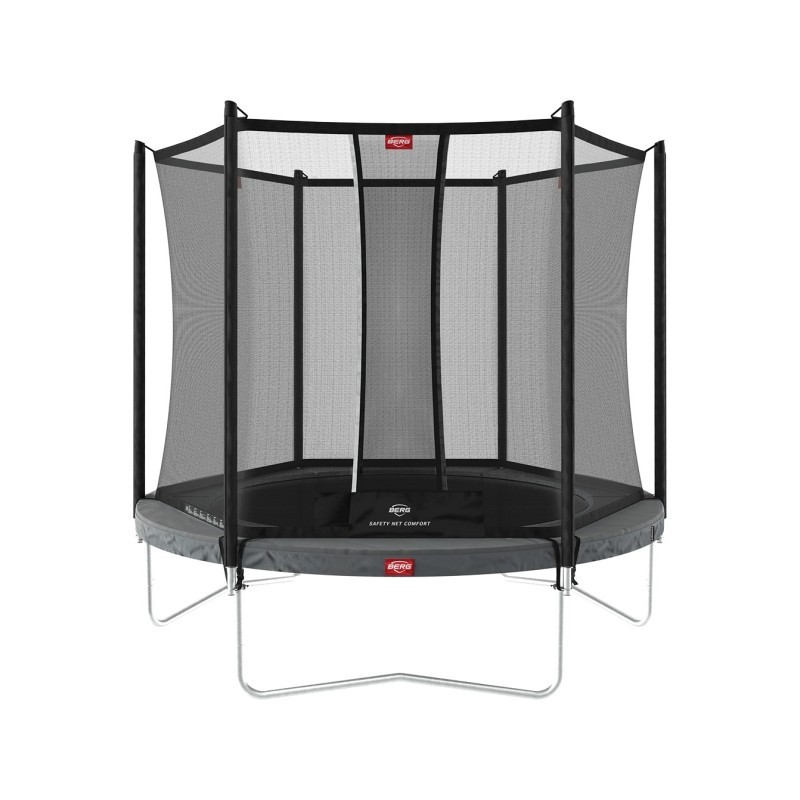 Batuut BERG Favorit Regular, Ø 200 cm, hall, Comfort turvavõrguga