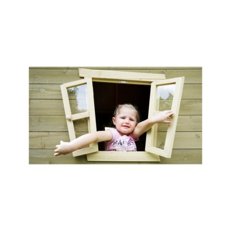 Puidust mängumaja Exit Crooky 100 Grey-Beige