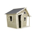 Puidust mängumaja terrassiga Exit Crooky 150 Grey-Beige