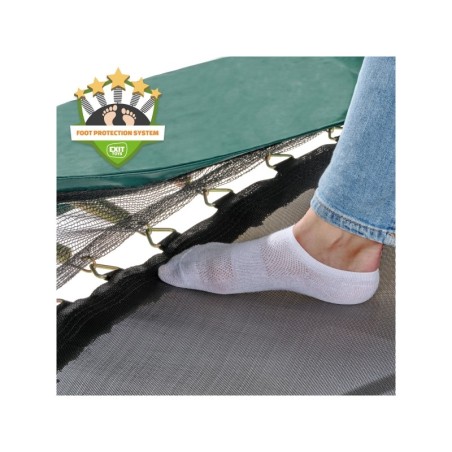 EXIT Allure Classic batuut, 244 x 427 cm, roheline