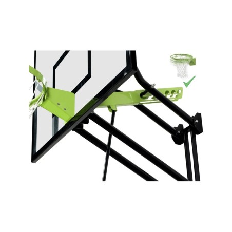 Korvpalli tagalaud koos vedruga korviga EXIT Galaxy