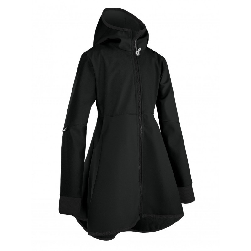 Laste softshell mantel fliisvoodriga Romantico, must