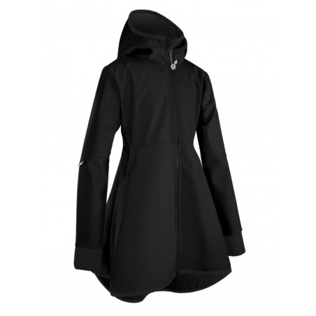 Laste softshell mantel fliisvoodriga Romantico, must