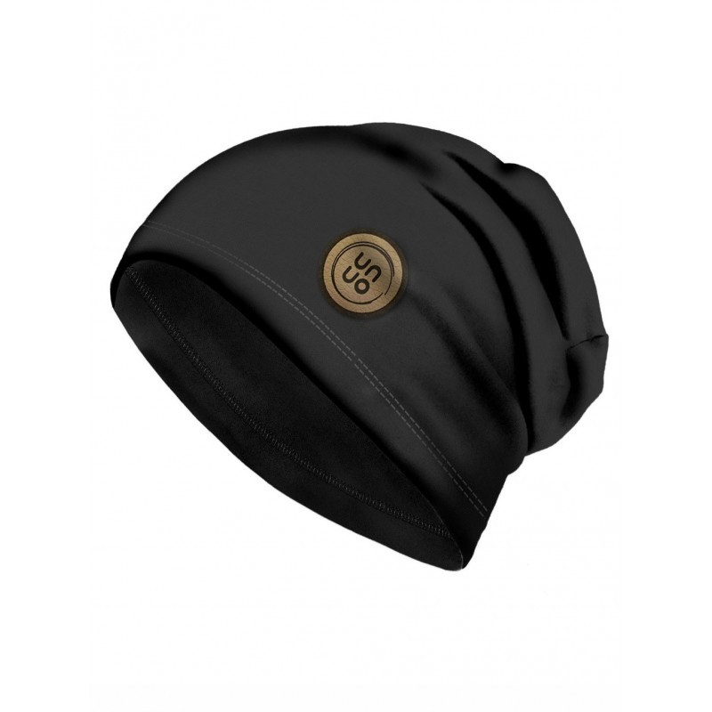 Puuvillane müts beanie, must