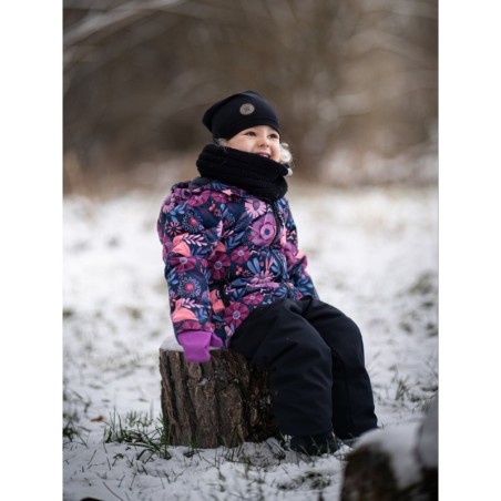 Puuvillane müts beanie, must