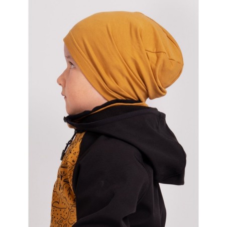Puuvillane müts beanie, kollane