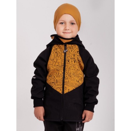 Puuvillane müts beanie, kollane