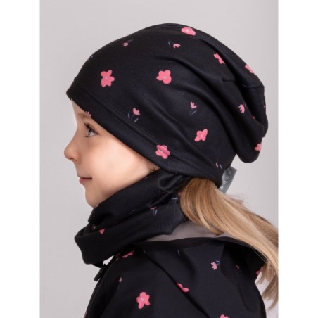 Fliismüts beanie, õied