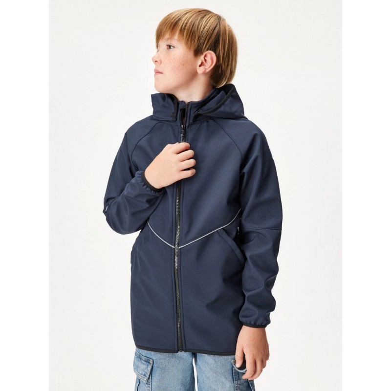 Laste softshell jope fliisvoodriga Slim, sinimust