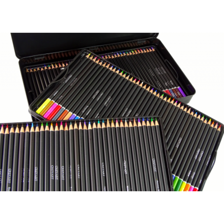 Pliiatsid metallkarbis, 120 tk