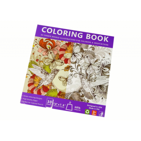 XXL pliiatsite komplekt karbis 74 tk + värviraamat mustritega