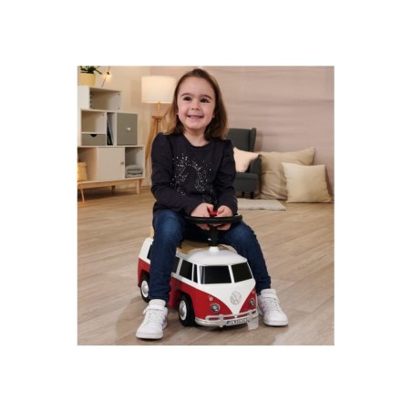 Pealeistutav tõukeauto, Volkswagen Van, punane