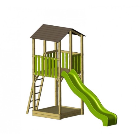 Klassikaline mänguväljak C1 liumäega 150 cm