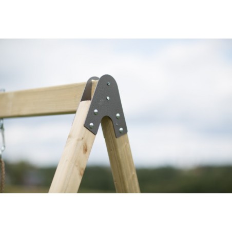 Mängumaja mänguväljak M28G hall (moodul mängumaja+platvorm+topelt kiik+liumägi)