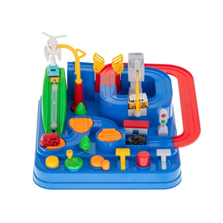 Interaktiivne takistusrada parkla autodega