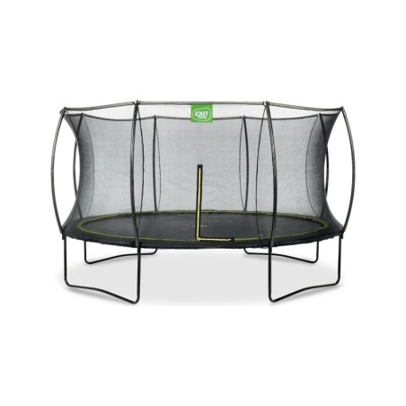 Batuut Exit Silhouette 427 cm, must, ohutusvõrgu ja vedrukattega