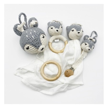 Lutikett, hirv, hall