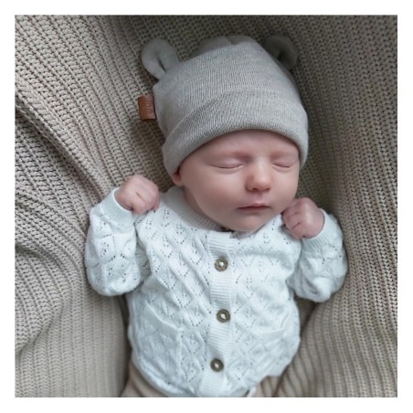 Meriino beebimüts kõrvadega, jeans