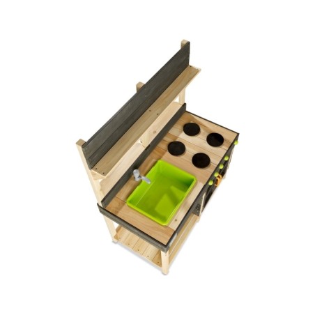 Mudaköök EXIT Yummy 200, puidust väliköök, naturaalne