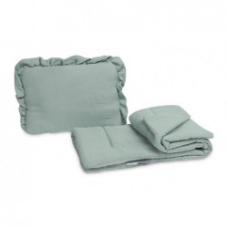 BEEBI MUSLIIN TEKI JA PADJA KOMPLEKT - KHAKI