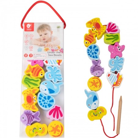 Puidust nöörimismäng mereelukad, 13 osa