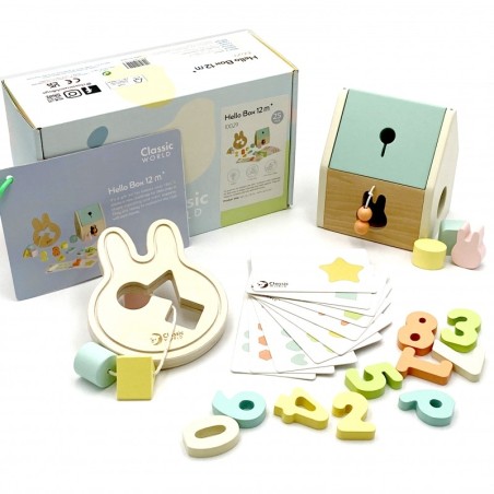 Pastell komplekt beebi esimesed mänguasjad 12-18 kuud