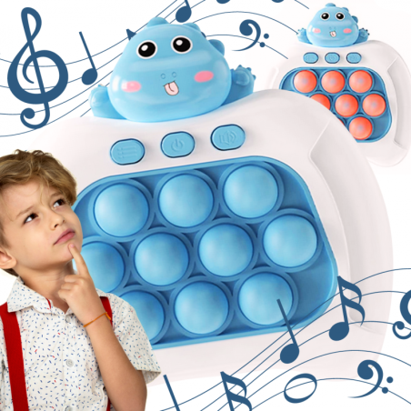 POP IT elektrooniline arkaadmäng Dinosaurus, sinine