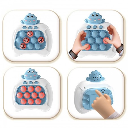 POP IT elektrooniline arkaadmäng Dinosaurus, sinine