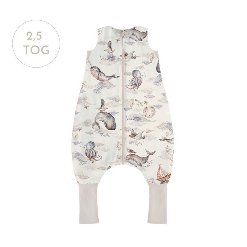 Magamiskott jalaotstega TOG 2,5 XS (6-12 kuud) Magic sea animals