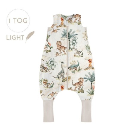 Õhem magamiskott jalaotstega 1 TOG, M (3-5 a) World of dinosaurs