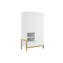 Riidekapp valge, 180 x100 cm