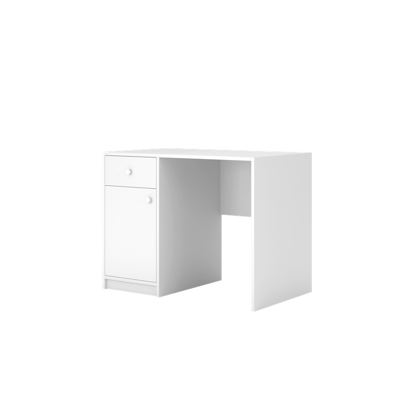 Kirjutuslaud valge 100x60x74 cm