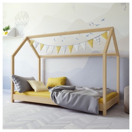 Voodi bella 80x180 cm, naturaalne